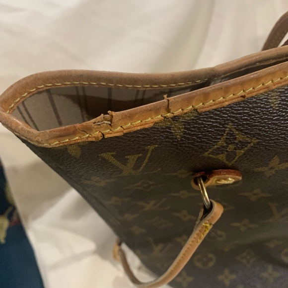 Authentic Louis Vuitton Neverfull MM Classic LV Monogram Bag - Picture 7 of 11